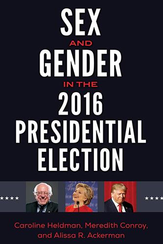 Book cover, Bernie Sanders smiling, Hilary Clinton smiling, Donald Trump