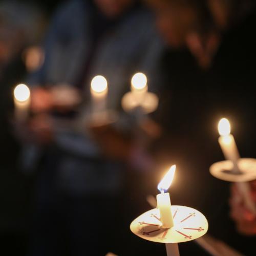 candlelight vigil to end violence against women